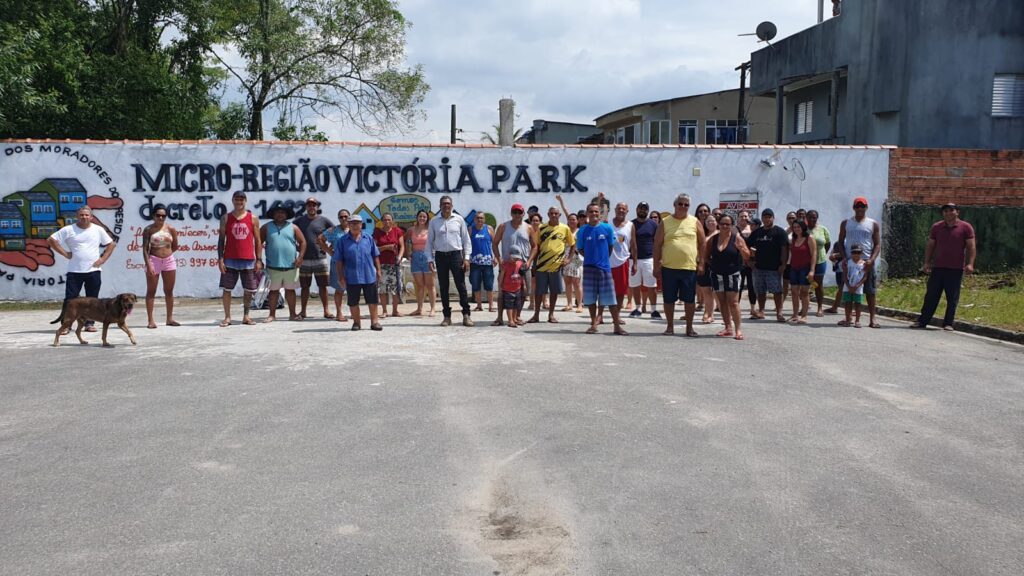 Reunião sobre o Projeto Somar no Residencial Victoria Park.